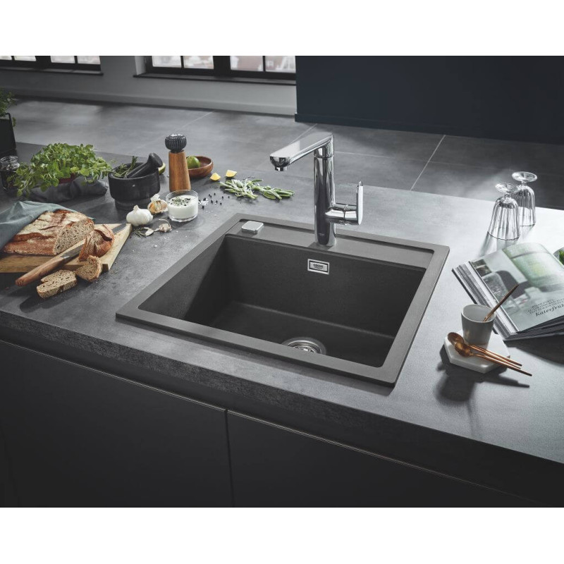 Zlewozmywak Kompozytowy K700 56x51 cm Czarny Granit 31651AP0 Grohe Zlewozmywak Kompozytowy K700 56x51 cm Czarny Granit 31651AP0 Grohe