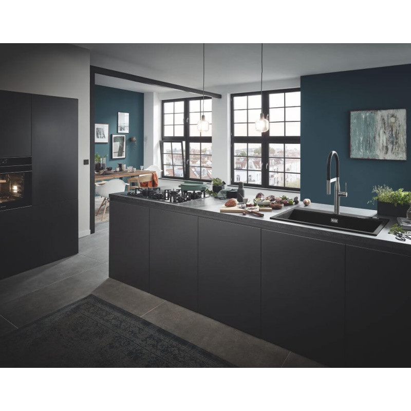 Zlewozmywak Kompozytowy K700 56x51 cm Czarny Granit 31651AP0 Grohe Zlewozmywak Kompozytowy K700 56x51 cm Czarny Granit 31651AP0 Grohe