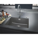 Zlewozmywak Kompozytowy K700U 45x40 cm Szary Granit 31653AT0 Grohe Zlewozmywak Kompozytowy K700U 45x40 cm Szary Granit 31653AT0 Grohe