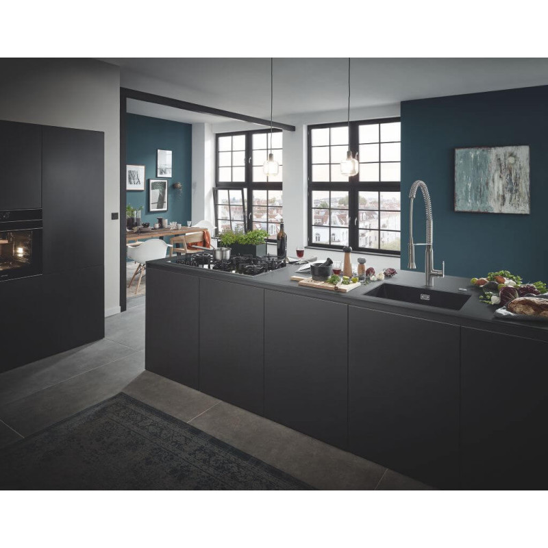 Zlewozmywak Kompozytowy K700U 45x40 cm Szary Granit 31653AT0 Grohe Zlewozmywak Kompozytowy K700U 45x40 cm Szary Granit 31653AT0 Grohe