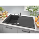 Zlewozmywak Kompozytowy K400 100x50 cm Z Ociekaczem Szary Granit 31642AT0 Grohe Zlewozmywak Kompozytowy K400 100x50 cm Z Ociekaczem Szary Granit 31642AT0 Grohe