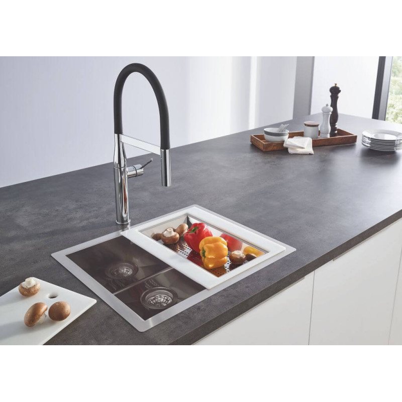Zlewozmywak K700 54x44 cm Stal Szlachetna 31578SD1 Grohe Zlewozmywak K700 54x44 cm Stal Szlachetna 31578SD1 Grohe