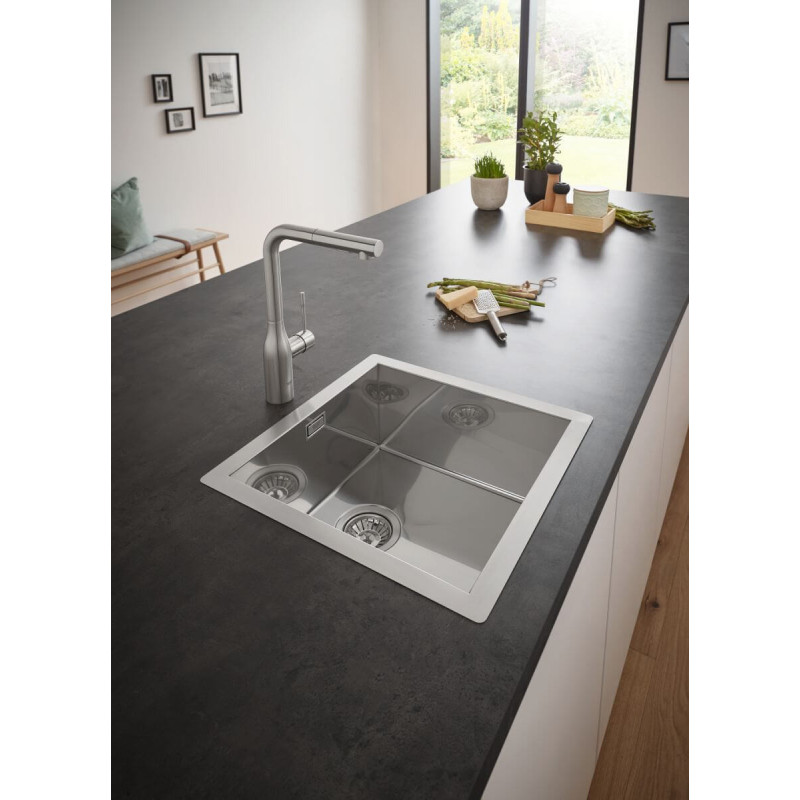 Zlewozmywak K700 54x44 cm Stal Szlachetna 31578SD1 Grohe Zlewozmywak K700 54x44 cm Stal Szlachetna 31578SD1 Grohe