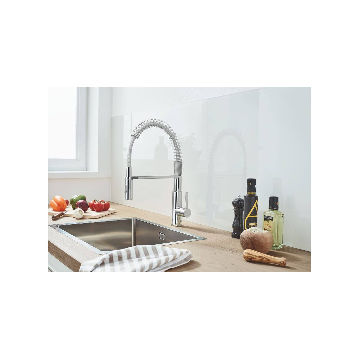 Zlewozmywak K700 54x44 cm Stal Szlachetna 31578SD1 Grohe Zlewozmywak K700 54x44 cm Stal Szlachetna 31578SD1 Grohe