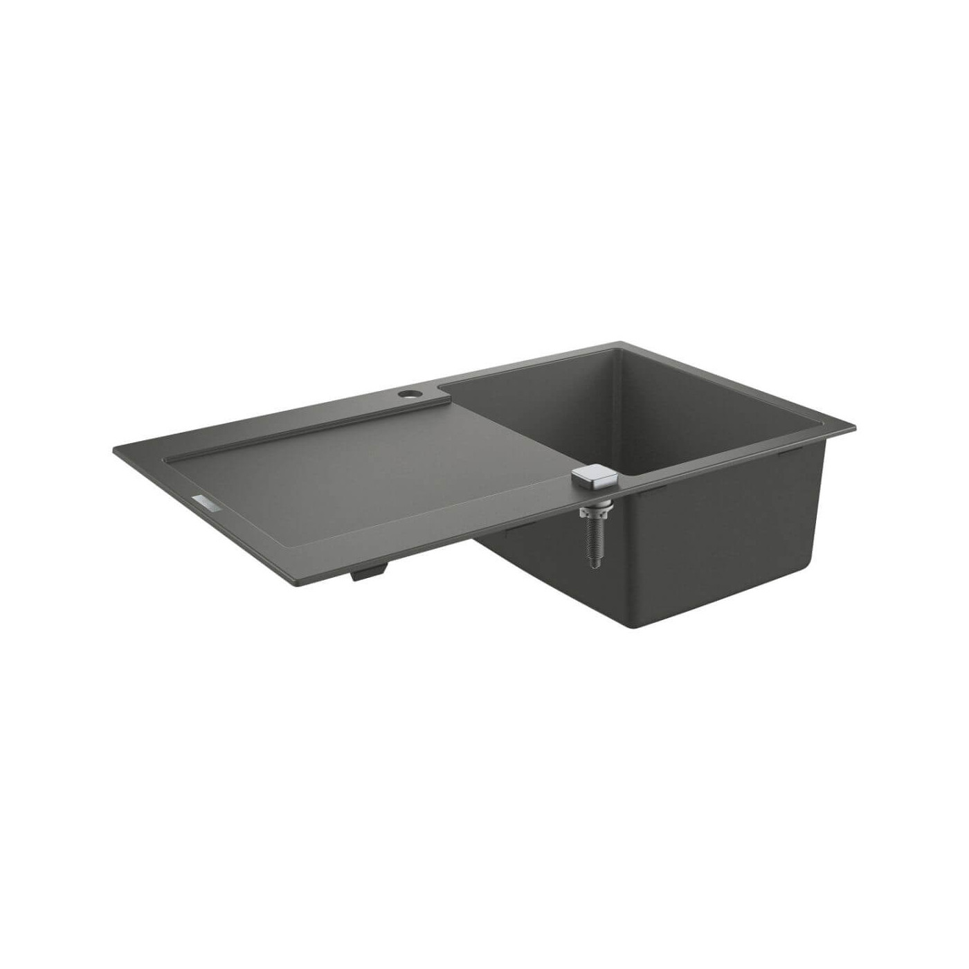 Zlewozmywak Kompozytowy K500 86x50 cm Z Ociekaczem Szary Granit 31644AT0 Grohe Zlewozmywak Kompozytowy K500 86x50 cm Z Ociekaczem Szary Granit 31644AT0 Grohe