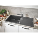 Zlewozmywak Kompozytowy K500 86x50 cm Z Ociekaczem Szary Granit 31644AT0 Grohe Zlewozmywak Kompozytowy K500 86x50 cm Z Ociekaczem Szary Granit 31644AT0 Grohe