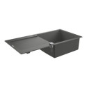 Zlewozmywak Kompozytowy K500 100x50 cm Z Ociekaczem Szary Granit 31645AT0 Grohe Zlewozmywak Kompozytowy K500 100x50 cm Z Ociekaczem Szary Granit 31645AT0 Grohe