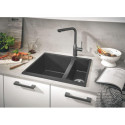 Zlewozmywak Kompozytowy K500 100x50 cm Z Ociekaczem Szary Granit 31645AT0 Grohe Zlewozmywak Kompozytowy K500 100x50 cm Z Ociekaczem Szary Granit 31645AT0 Grohe
