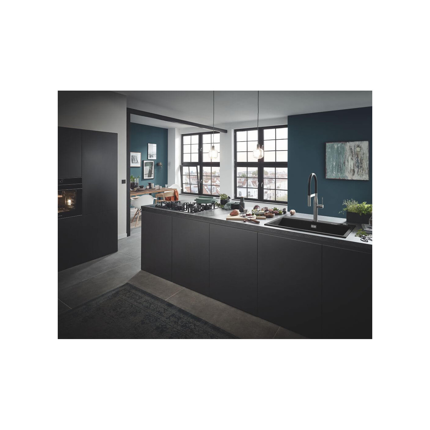 Zlewozmywak Kompozytowy K700 78x51 cm Szary Granit 31652AT0 Grohe Zlewozmywak Kompozytowy K700 78x51 cm Szary Granit 31652AT0 Grohe