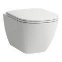 Zestaw 3w1 Miska WC Podwieszana Rimless Z Deską WC Slim Wolnoopadającą Z Izolacją Akustyczną Lua Biały H8660800000001 Laufen Zestaw 3w1 Miska WC Podwieszana Rimless Z Deską WC Slim Wolnoopadającą Z Izolacją Akustyczną Lua Biały H8660800000001 Laufen