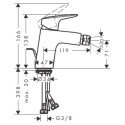 Bateria Bidetowa Z Kompletem Odpływowym Z Cięgłem Logis Chrom 71204000 Hansgrohe Bateria Bidetowa Z Kompletem Odpływowym Z Cięgłem Logis Chrom 71204000 Hansgrohe