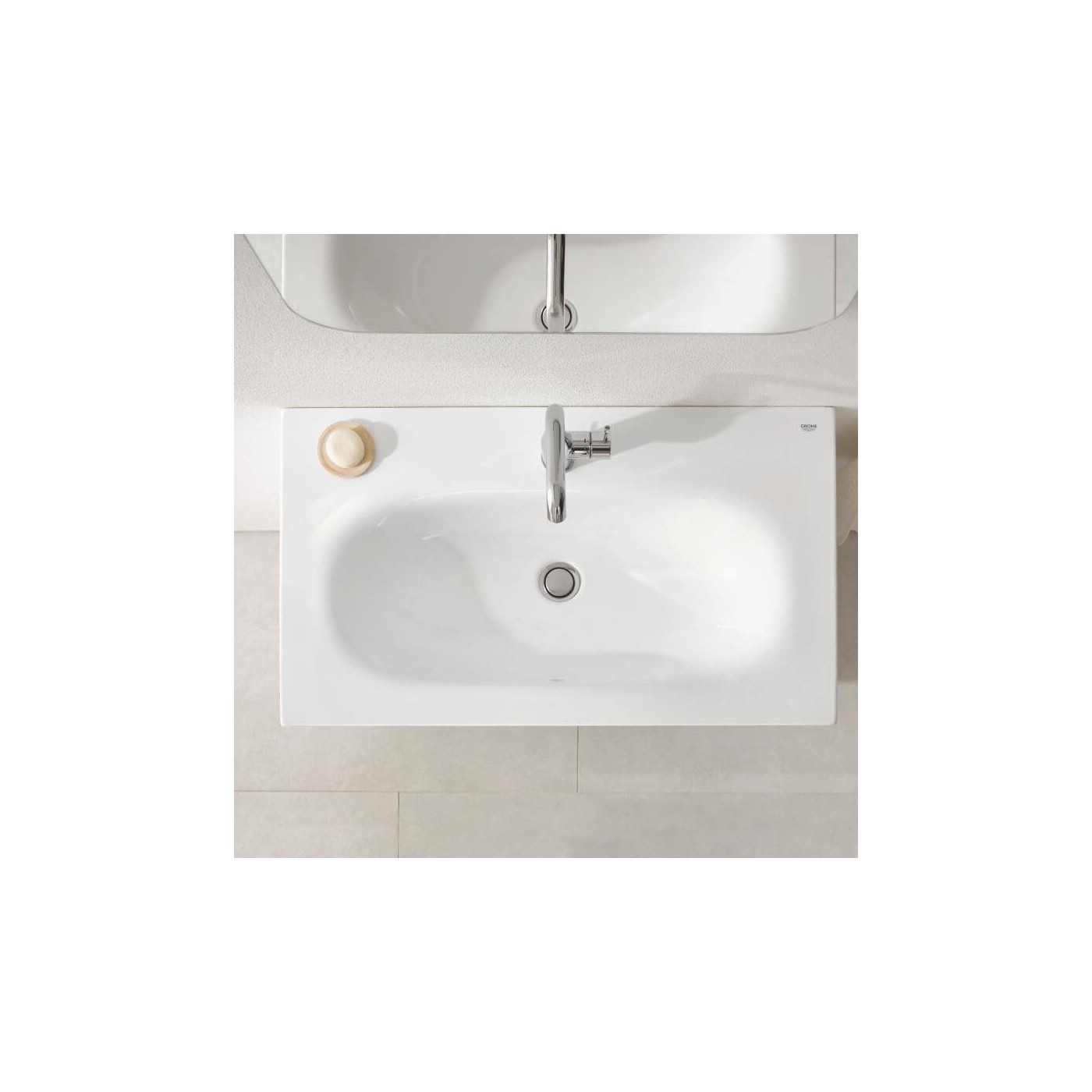 Umywalka Naszafkowa 80 cm Essence Biel Alpejska 3956700H Grohe Umywalka Naszafkowa 80 cm Essence Biel Alpejska 3956700H Grohe
