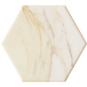 Płytka Ścienna Flare White Hex 12,5x11 Tubądzin Domino Płytka Ścienna Flare White Hex 12,5x11 Tubądzin Domino