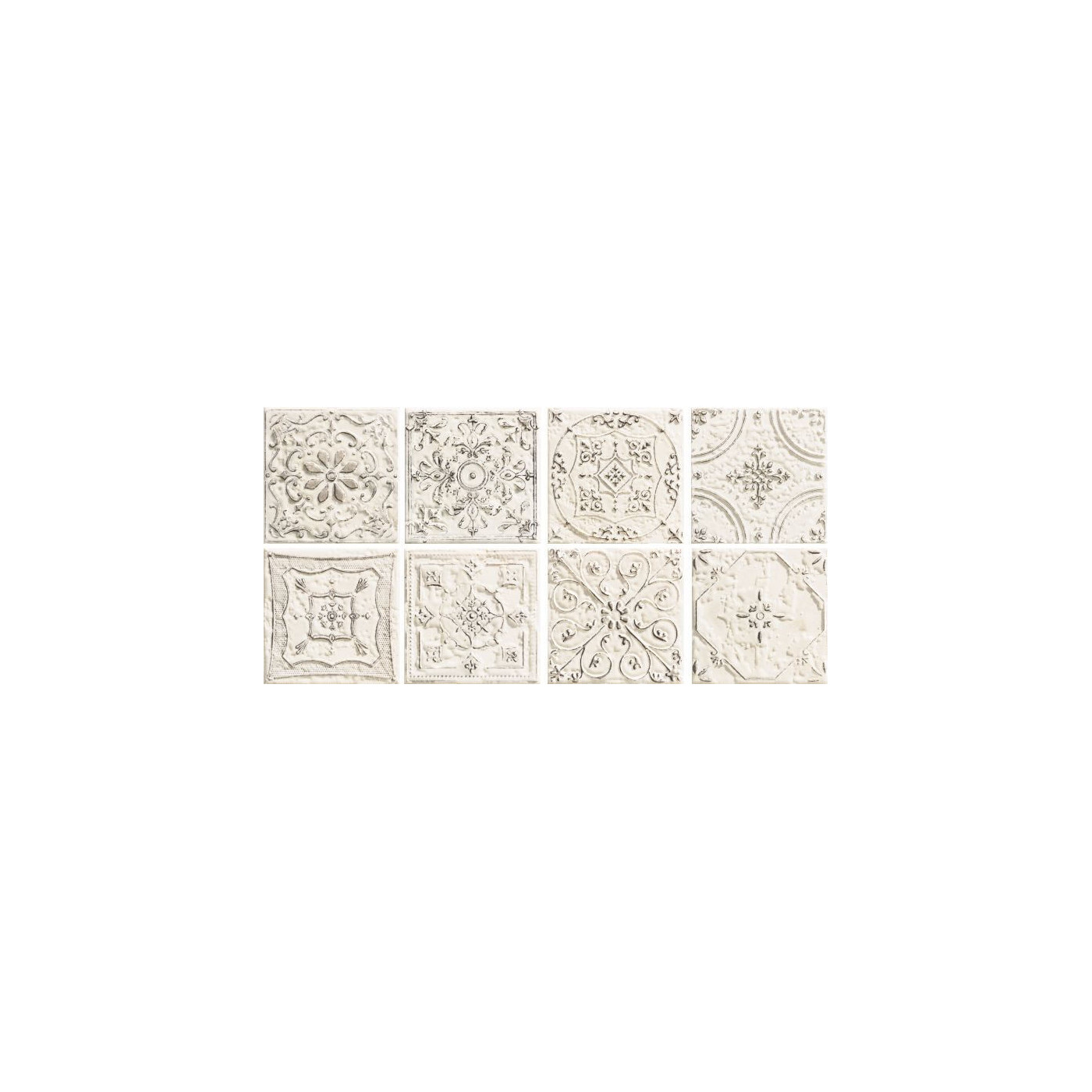 Dekor Ścienny Tinta White 14,8x14,8 Tubądzin Dekor Ścienny Tinta White 14,8x14,8 Tubądzin