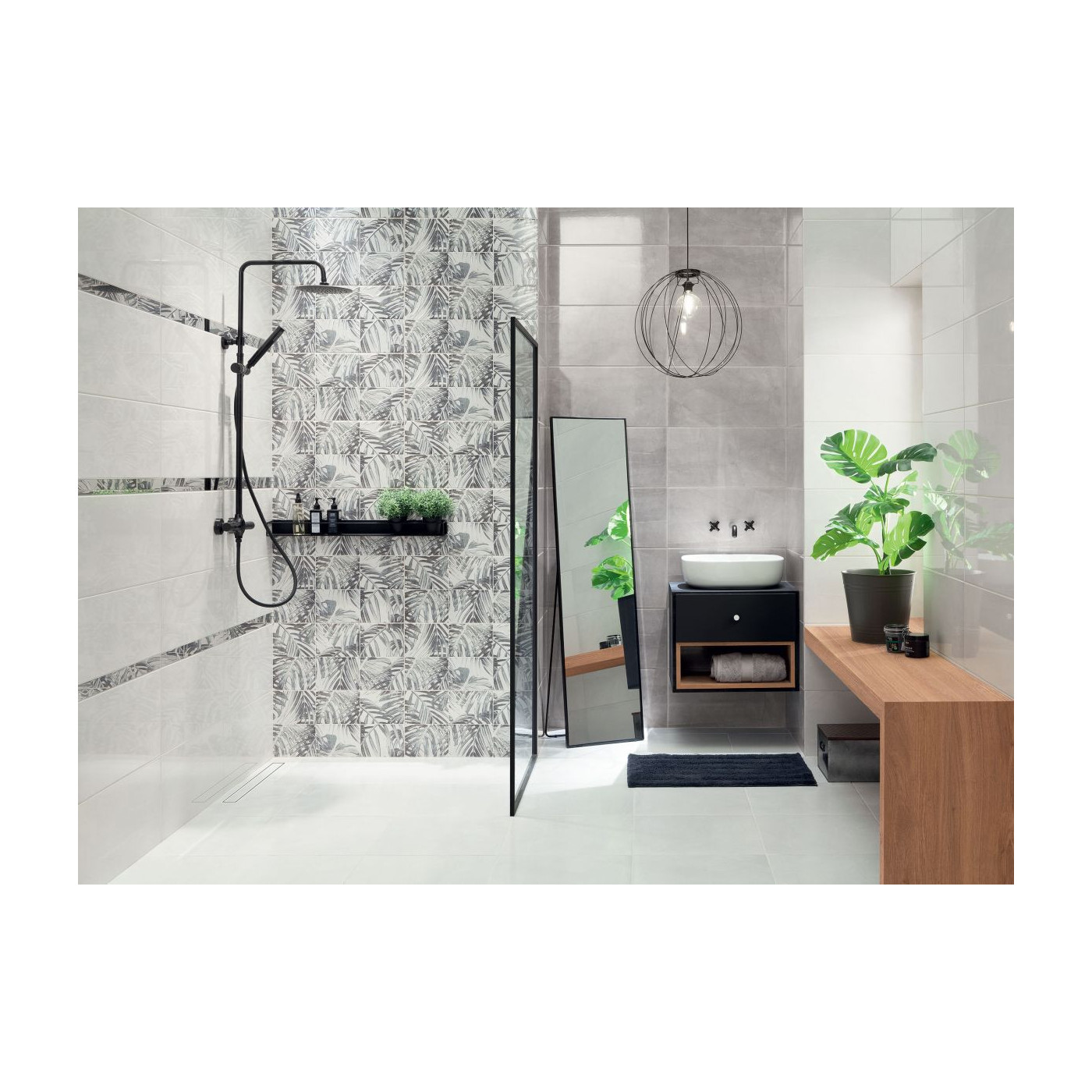 Dekor Ścienny Idylla Grey 1 60,8x30,8 Tubądzin Domino Dekor Ścienny Idylla Grey 1 60,8x30,8 Tubądzin Domino