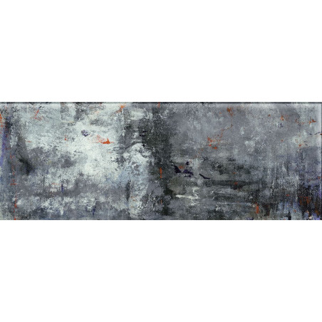 Dekor szklany Grunge Blue B 32,8x89,8 Tubądzin