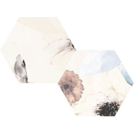 Dekor ścienny Mild Garden Hex 22,1x19,2 Tubądzin