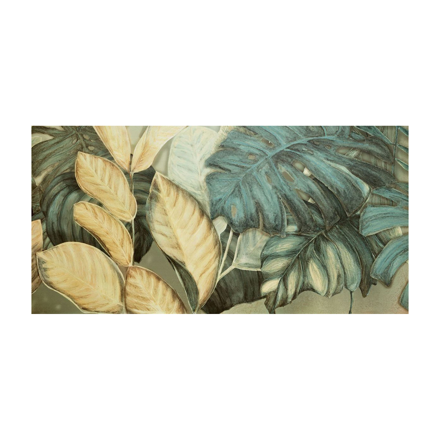 Dekor Alabaster Shine Leaves A Element 1 119,8x59,8 Tubądzin Domino Dekor Alabaster Shine Leaves A Element 1 119,8x59,8 Tubądzin Domino