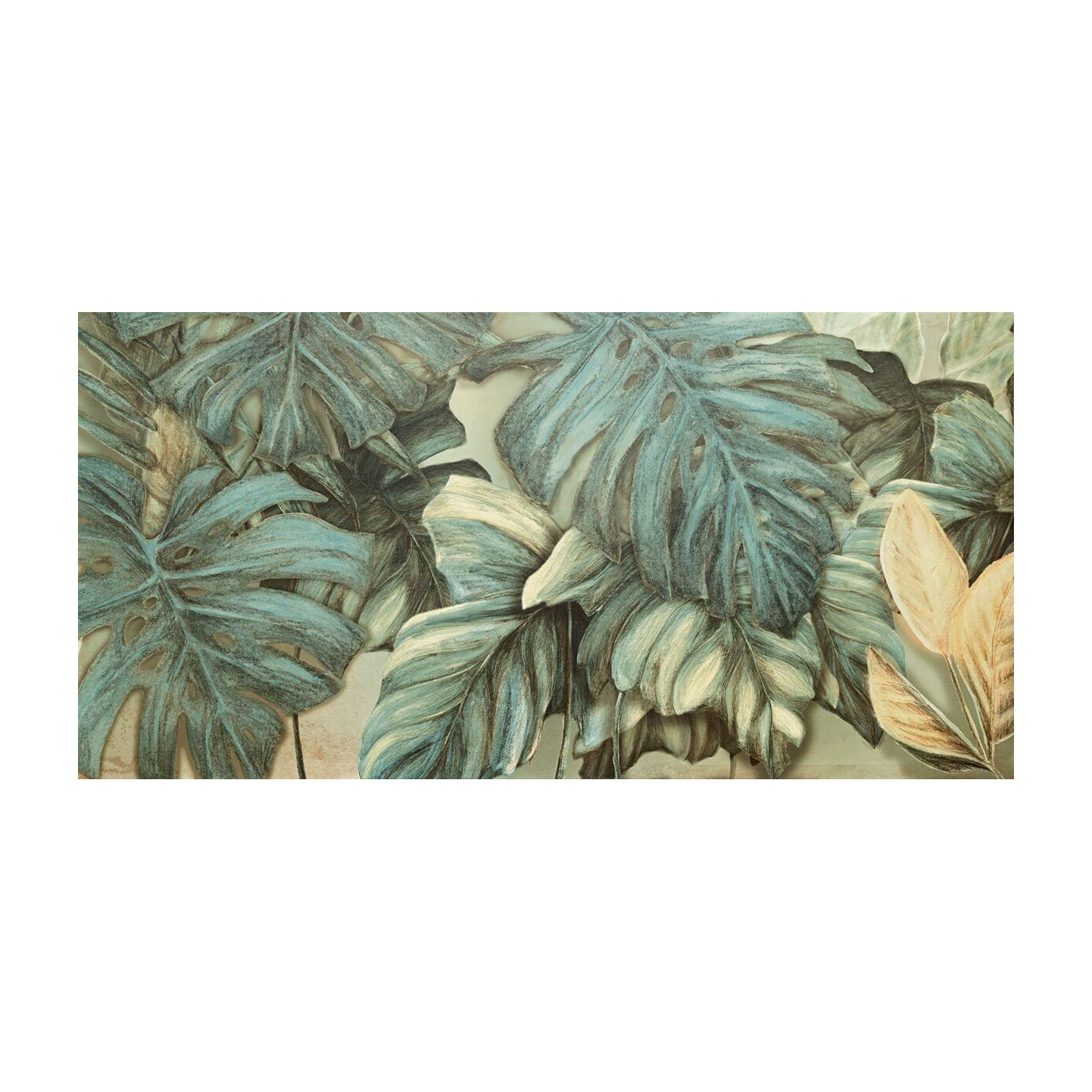 Dekor Alabaster Shine Leaves B Element 1 119,8x59,8 Tubądzin Domino Dekor Alabaster Shine Leaves B Element 1 119,8x59,8 Tubądzin Domino