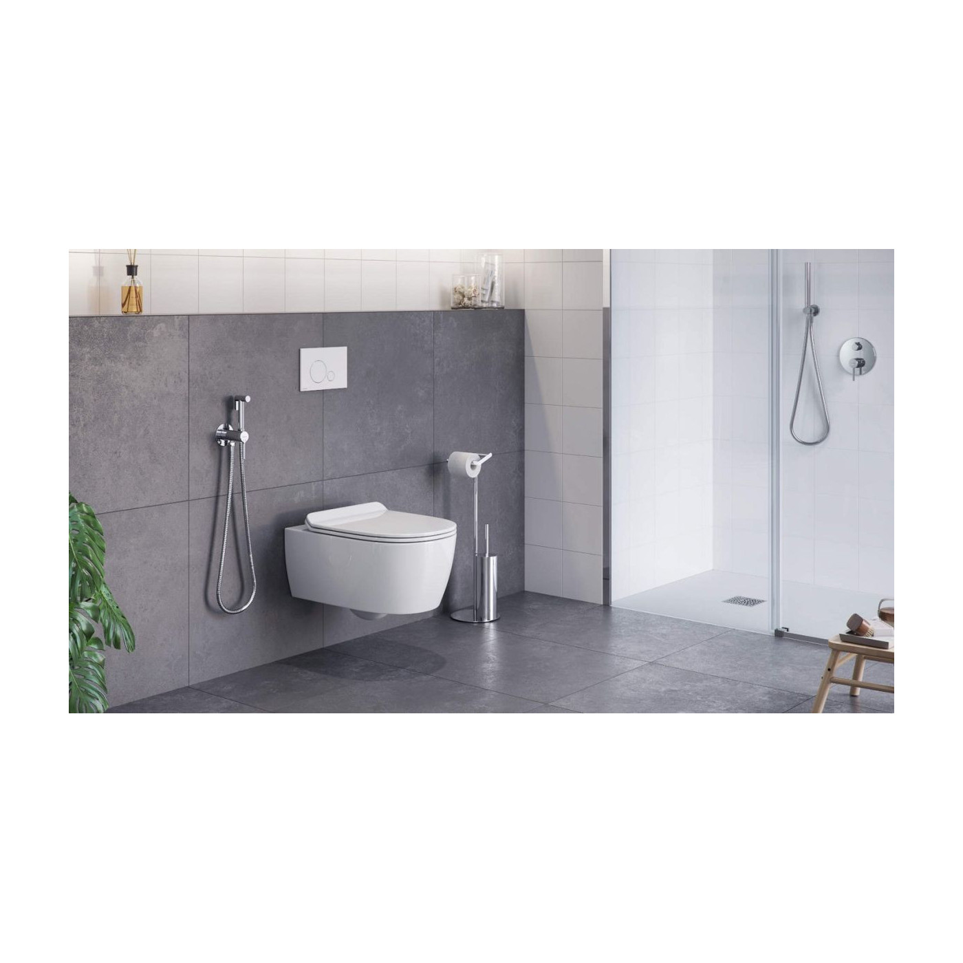 Bateria Bidetowa Bidetta Ze Słuchawką Prysznicową PI Biały Mat AREX.1204WH Excellent Bateria Bidetowa Bidetta Ze Słuchawką Prysznicową PI Biały Mat AREX.1204WH Excellent