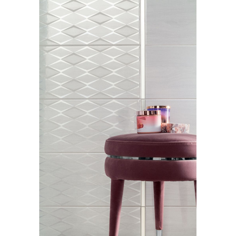Dekor ścienny Edello Geo 22,3x44,8 Tubądzin Domino Dekor ścienny Edello Geo 22,3x44,8 Tubądzin Domino