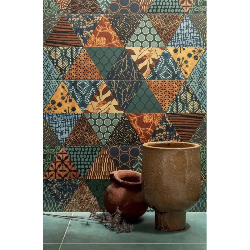 Dekor Ścienny Goldgreen B G.I 29,8x74,8 Tubądzin Dekor Ścienny Goldgreen B G.I 29,8x74,8 Tubądzin