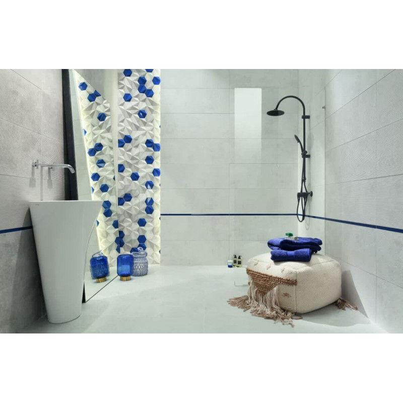 Dekor Free Space Hex Navy Str 11x12,5 Tubądzin Dekor Free Space Hex Navy Str 11x12,5 Tubądzin