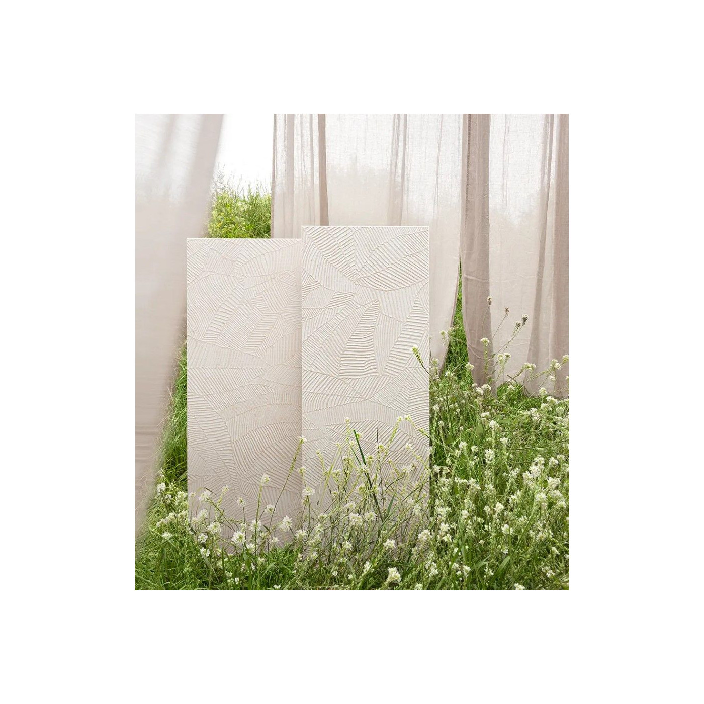 Dekor Ścienny 2-elementowy Pure Concept Leaves 65,8x89,8 Tubądzin Dekor Ścienny 2-elementowy Pure Concept Leaves 65,8x89,8 Tubądzin