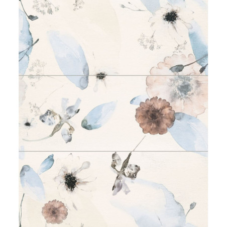 Dekor ścienny 3-elementowy Mild Garden 1 89,4x74,8 Tubądzin