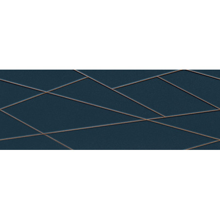 Dekor Ścienny Elle Navy Mat 32,8x89,8 Tubądzin