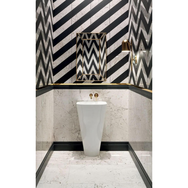 Listwa Ścienna Sophisticated Black Right 41,7x9,8 gr. 10mm Tubądzin Zień Listwa Ścienna Sophisticated Black Right 41,7x9,8 gr. 10mm Tubądzin Zień