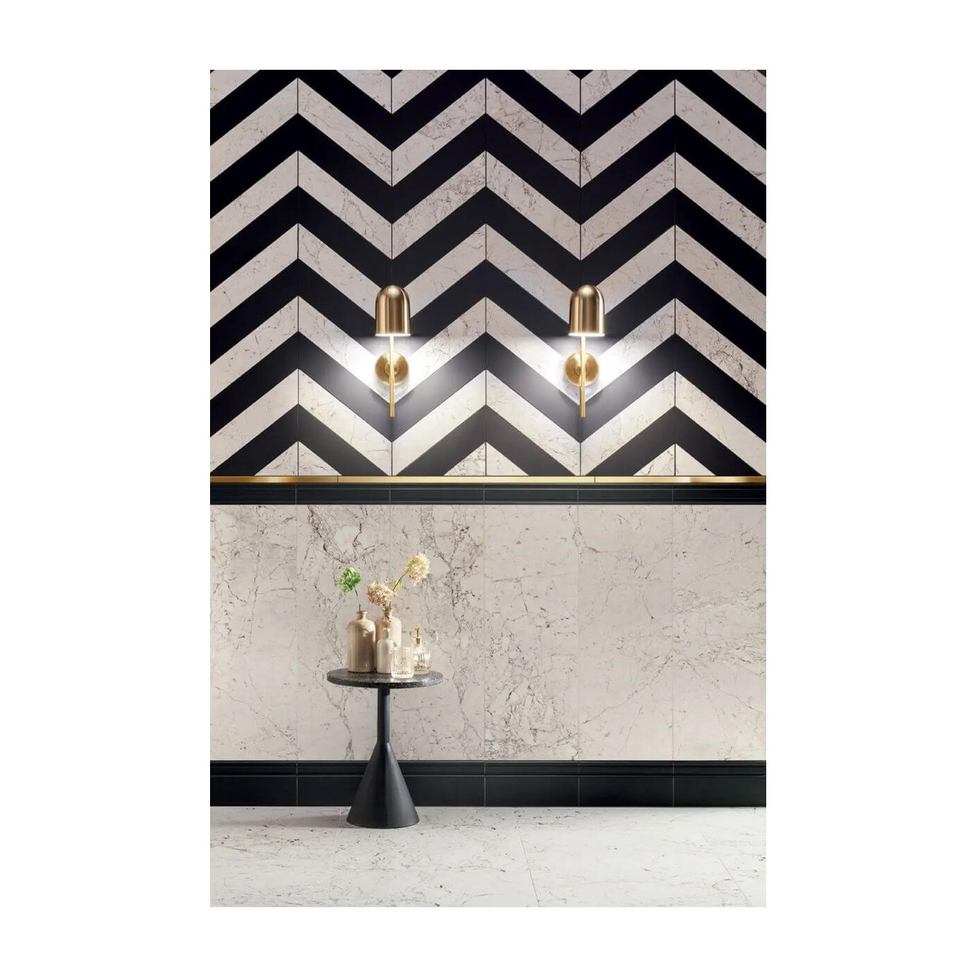 Listwa Ścienna Sophisticated Black Right 41,7x9,8 gr. 10mm Tubądzin Zień Listwa Ścienna Sophisticated Black Right 41,7x9,8 gr. 10mm Tubądzin Zień