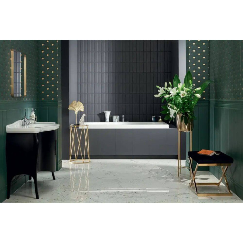 Listwa Ścienna Timeless Green 2 32,8x7,4 gr. 12mm Tubądzin Zień Listwa Ścienna Timeless Green 2 32,8x7,4 gr. 12mm Tubądzin Zień