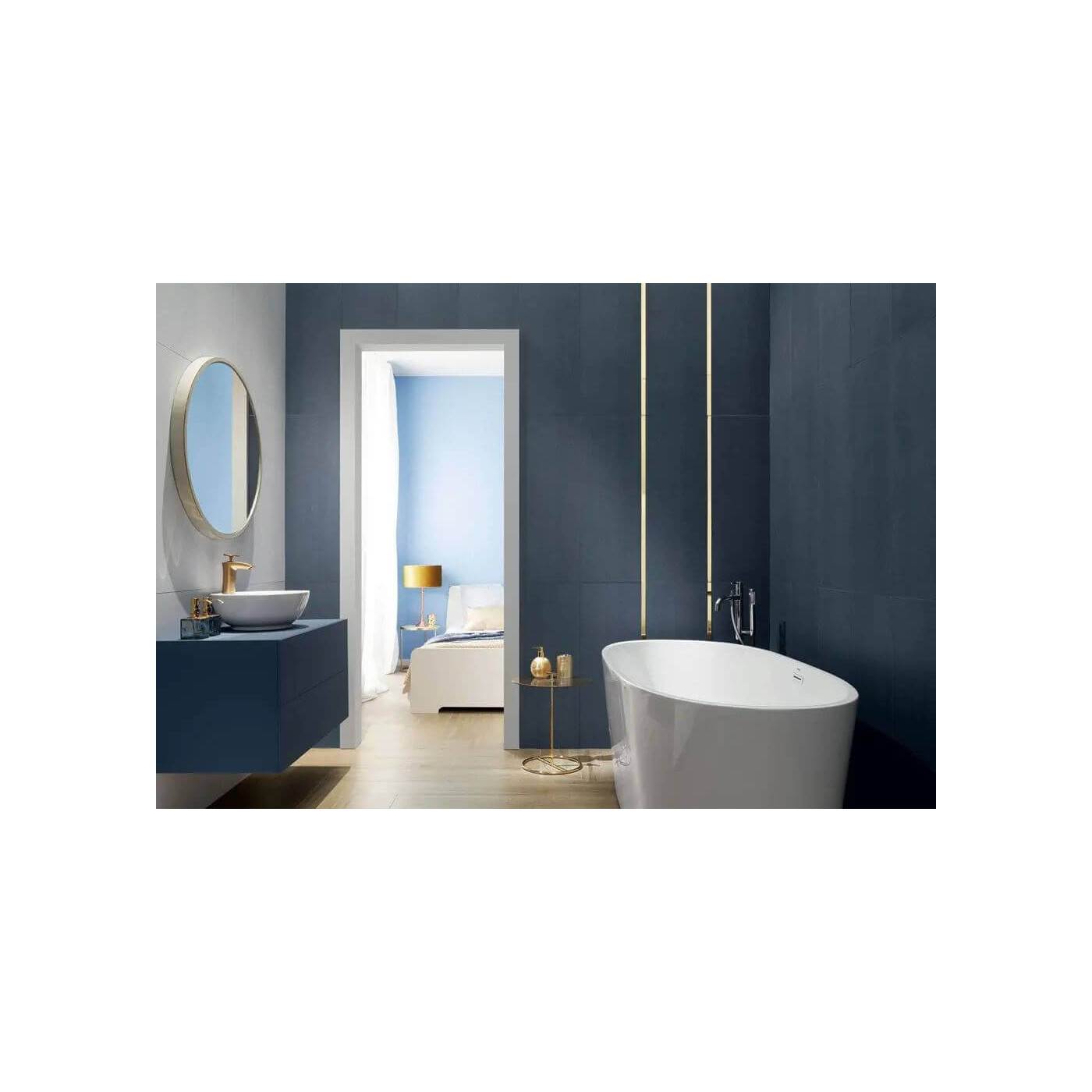 Listwa Ścienna House of Tones Steel Gold 2 Poler 119,8x2,3 Tubądzin Listwa Ścienna House of Tones Steel Gold 2 Poler 119,8x2,3 Tubądzin