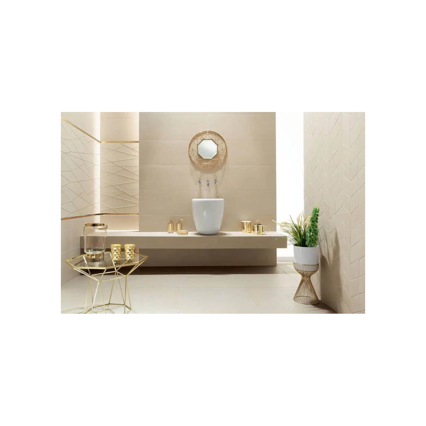Listwa Ścienna House of Tones Steel Gold 2 Poler 119,8x2,3 Tubądzin Listwa Ścienna House of Tones Steel Gold 2 Poler 119,8x2,3 Tubądzin