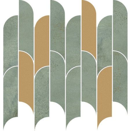 Mozaika Ścienna Tissue Green 29,8x27,2 gr. 10mm Tubądzin