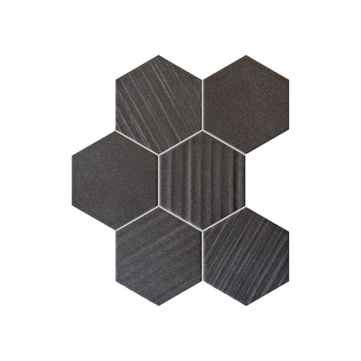 Mozaika Hexagon Horizon Black 28,9x22,1 Tubądzin Mozaika Hexagon Horizon Black 28,9x22,1 Tubądzin