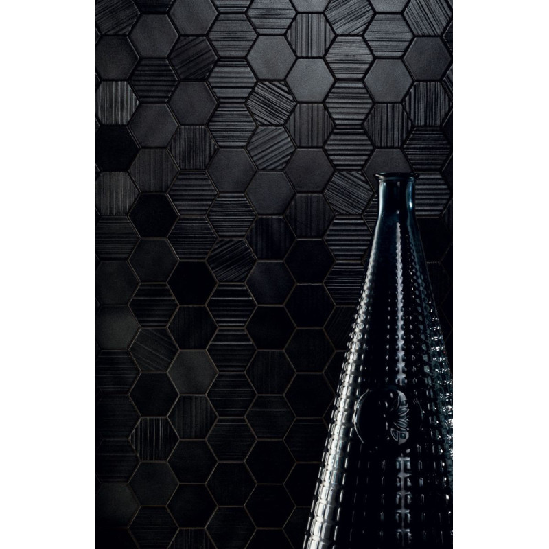 Mozaika Hexagon Horizon Black 28,9x22,1 Tubądzin Mozaika Hexagon Horizon Black 28,9x22,1 Tubądzin