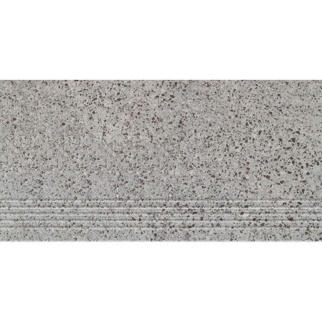 Stopnica podłogowa Otis Graphite 59,8x29,8 Tubądzin Domino
