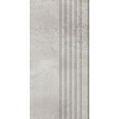 Stopnica Podłogowa Epoxy Grey Mat 59,8x29,6 gr.10mm Tubądzin