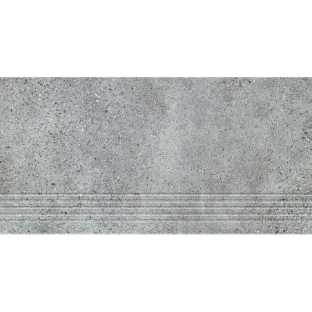 Stopnica Podłogowa Otis Grey Mat 59,8x29,8 gr.8mm Tubądzin Domino
