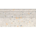 Stopnica Macchia Beige Mat 59,8x29,8 gr. 11mm Tubądzin Stopnica Macchia Beige Mat 59,8x29,8 gr. 11mm Tubądzin