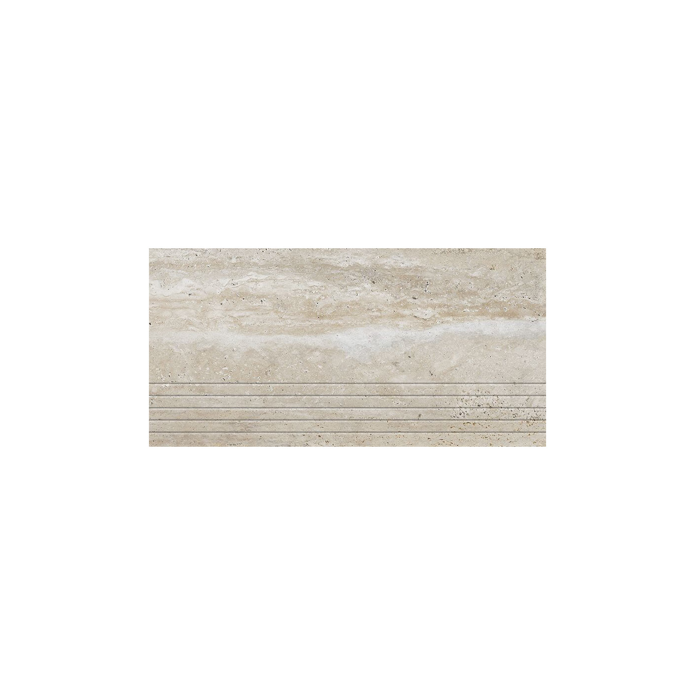 Stopnica Podłogowa Travertino 59,8x29,6 gr. 8mm Tubądzin Stopnica Podłogowa Travertino 59,8x29,6 gr. 8mm Tubądzin