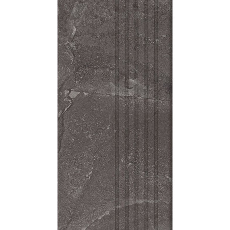 Stopnica Grand Cave Graphite 59,8x29,6 Tubądzin gr. 10mm