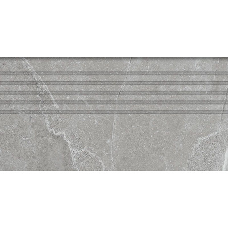 Stopnica Grand Cave Grey 59,8x29,6x0,8 Tubądzin