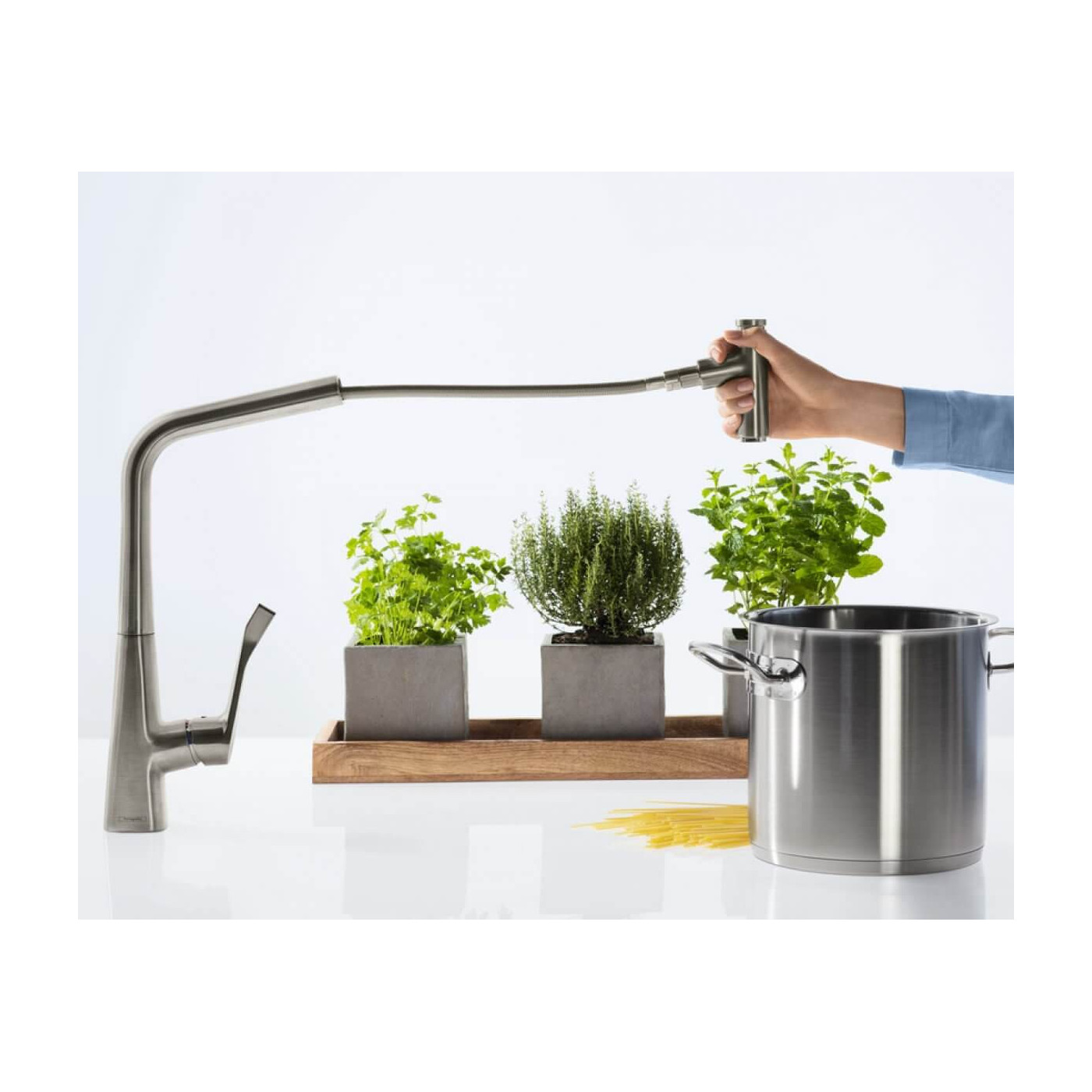 Bateria Kuchenna Metris Select 14884000 Hansgrohe Bateria Kuchenna Metris Select 14884000 Hansgrohe