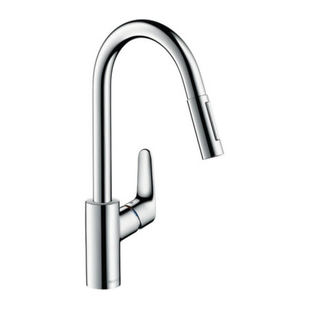 Bateria Zlewozmywakowa Focus Z Wyciąganą Wylewką 31815000 Hansgrohe