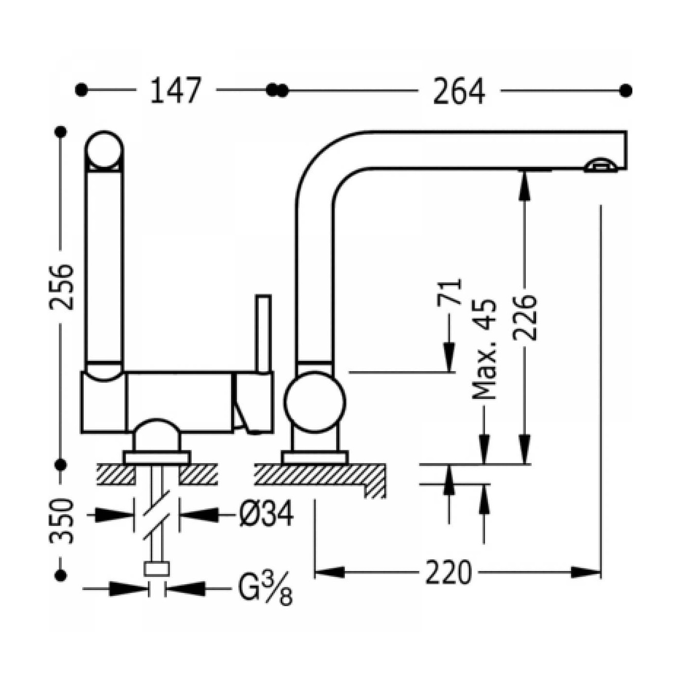 Bateria Kuchenna Abatible Łamana 130335 Tres Bateria Kuchenna Abatible Łamana 130335 Tres