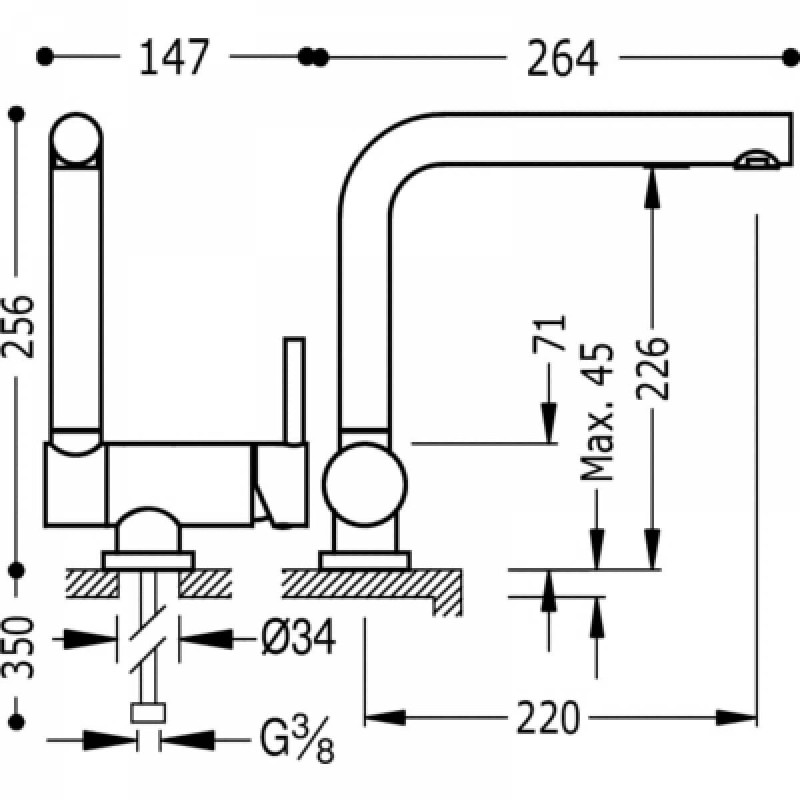 Bateria Kuchenna Abatible Łamana 130335 Tres Bateria Kuchenna Abatible Łamana 130335 Tres