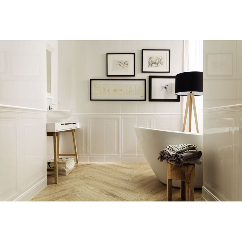 Płytka Ścienna Essent White 74,8x29,8 Tubądzin Płytka Ścienna Essent White 74,8x29,8 Tubądzin